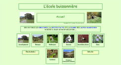 Desktop Screenshot of lecolebuissonniere.eu