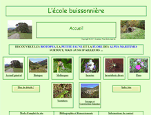 Tablet Screenshot of lecolebuissonniere.eu